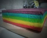 Foto langkah ke 9 dari resep Miniroll Rainbow Cake (kukus, lembut, gak amis).