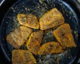 A picture of step 4 of Yam fries.
