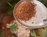 A picture of step 2 of Sabja seeds Raw mango summer drink.