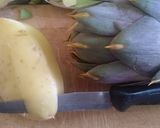 Foto del passaggio 2 della ricetta Carciofi e patate a sfincione