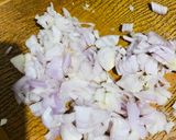 A picture of step 1 of Cabbage With Chana Dal.