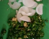 A picture of step 2 of Spicy pickled keilbasa and mushrooms.