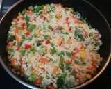 Foto del paso 1 de la receta Arroz gratinado con mozzarella y jamón