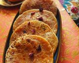 A picture of step 5 of Kaju Katli Mini Puranpoli.