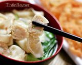 Foto langkah ke 9 dari resep Pangsit Kuah rumahan simple,enak dan segar+ foto step by step ^_^.