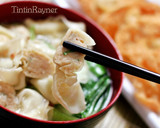 Foto langkah ke 9 dari resep Pangsit Kuah rumahan simple,enak dan segar+ foto step by step ^_^.