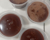 Foto langkah ke 2 dari resep Pudding Coklat dengan Vla homemade.