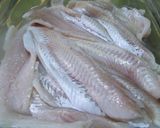 A picture of step 1 of Battered Fried Hake Fillets.