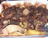 Burgonya ágyon sült tarja megspékelve 🥓 recept fázis 2 fotója