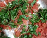A picture of step 2 of Mini rice uttapam.