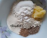 A picture of step 1 of Mathri.