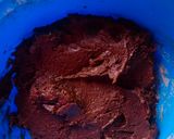 Foto langkah ke 4 dari resep COOKIES COKLAT ISI SELAI KACANG ♡.
