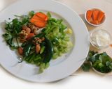 A picture of step 1 of BHARAT MATA KI JAI -COLORFUL SALAD.