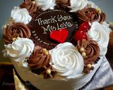 Foto langkah ke 11 dari resep Black forest cake (base chocolate chiffon).