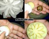 A picture of step 6 of Instant Kesar Peda.