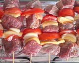 Sis kebab (Aradi rablóhús) recept fázis 4 fotója