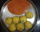 A picture of step 11 of Masala Kuzhipaniyaram.