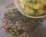 A picture of step 3 of Drumstick flower sabji.