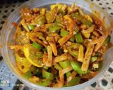 A picture of step 6 of Ginger and green chilli pickle.