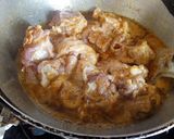 A picture of step 3 of Hyderabadi mutton dum biryani.