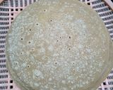 A picture of step 4 of Aloo tikki roll.