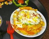 A picture of step 6 of Baked Pasta Desi Style.