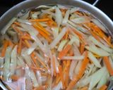 Foto langkah ke 4 dari resep Sayur Labu Siam Buncis Wortel Bumbu Kuning.