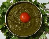 A picture of step 4 of Corriender coconut Chutney.