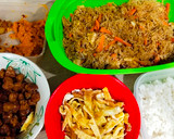 Foto langkah ke 13 dari resep Nasi Uduk Komplit Sederhana.