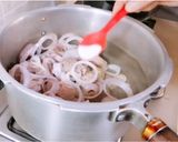A picture of step 2 of 3 spice Arvi Gosht Recipe.
