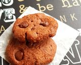 A picture of step 1 of Triple Chocolate Cookies.