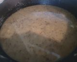 A picture of step 4 of Young Goat Leg with Potatoes, Onions and Gravy.