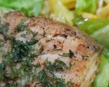Hình bước làm 1 của món Salad cá ngừ rau quả