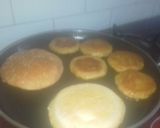 A picture of step 2 of Veg burger.