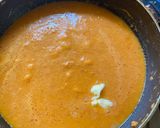 A picture of step 8 of Butter Chicken.