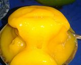 A picture of step 3 of Mango slush.