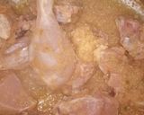 A picture of step 4 of Aloo chicken.