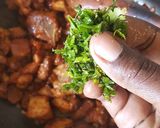 A picture of step 4 of Pork Dry Fry.