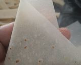 A picture of step 3 of Qeema samosay.