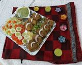 A picture of step 3 of Chicken tikka shami kababs.