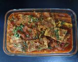 A picture of step 5 of Omlet curry.