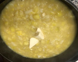 Foto del paso 4 de la receta: Crema de calabacín y puerro con crujiente de jamón