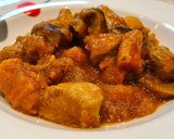 Foto del paso 6 de la receta: Estofado de pollo con boniato y shiitake