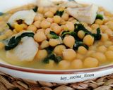 Foto del paso 9 de la receta Potaje de garbanzos con merluza