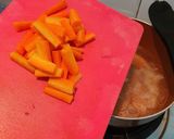 Foto langkah ke 1 dari resep Sayuran Kuah Bening Ikan Ekor Kuning Fillet (untuk anak 2+).