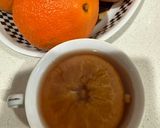 Hình bước làm 3 của món Orange mix cinnamon (nước cam và quế)