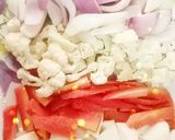 A picture of step 1 of Instant mix veggies pickle.