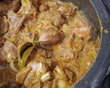 A picture of step 4 of Mutton Bhuna Masala.