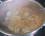 Foto del paso 7 de la receta: Albóndigas de pollo y pavo en salsa de tomate casera