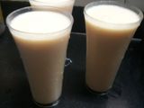 Muskmelon banana smoothie